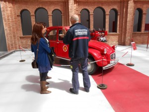 Antiguo vehículo de bomberos