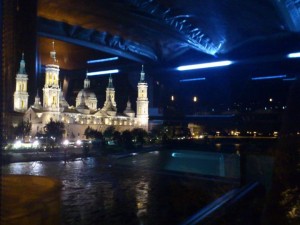 El Pilar desde el Bus Turístico Nocturno