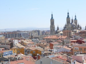 Vista del Pilar desde la torre de San Pablo