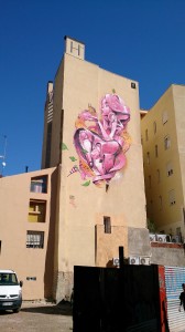 Grafiti en el centro de Zaragoza