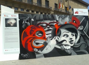 Regala Zaragoza y Goya: arte urbano
