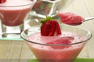 Mousse de fresas. FOTO: http://webosfritos.es/