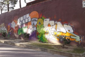 Mural. Parque Pignatelli de Zaragoza