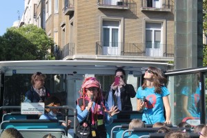 Colegio Compañía de María en el Megabus