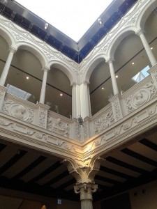 Patio del Museo Goya.