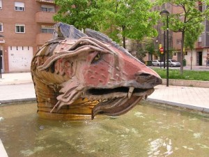 Dragón emergente. FOTO: zaragoza.es
