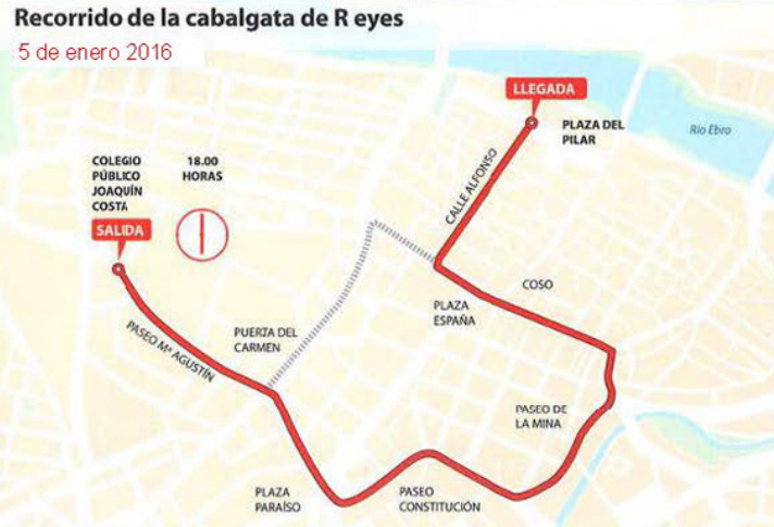 plano recorrido cabalgata 2016
