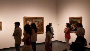Una de las salas de exposiciones