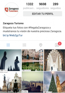 Zaragoza Turismo. Instagram