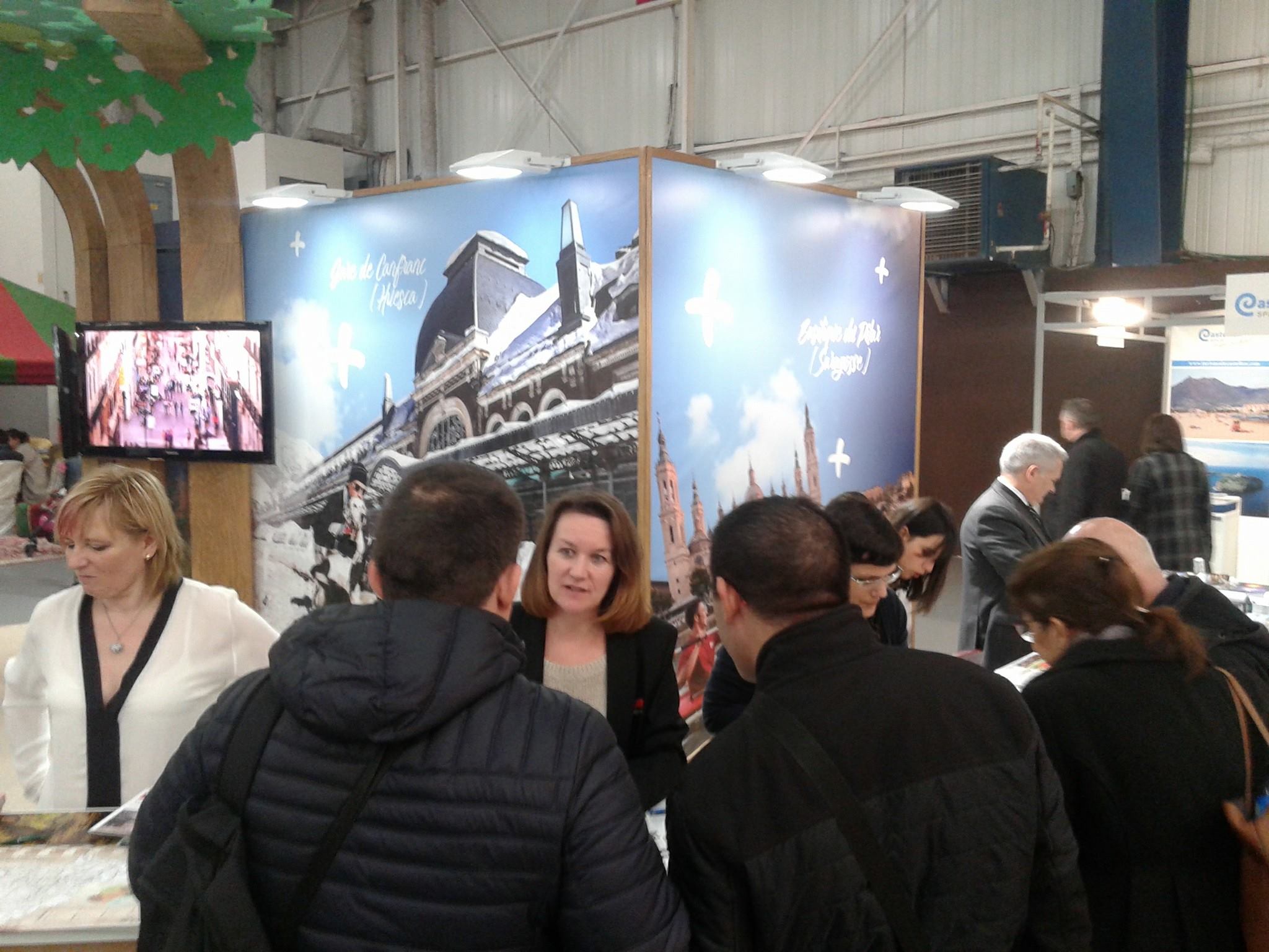 Zaragoza Turismo en el Salon Mahana de Toulouse Zaragoza Turismo. Salon Mahana Toulouse