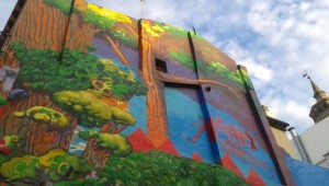 Grafiti en El Gancho de Zaragoza