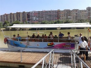 Barcos del Ebro en Zaragoza