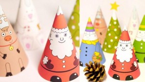 Recortables Navidad. FOTO: http://www.pequeocio.com/figuritas-navidad-recortables/