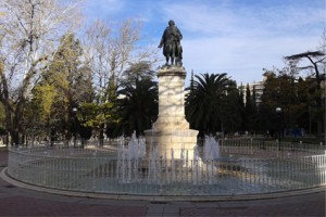 Escultura Ramón Pignatelli. Zaragoza.