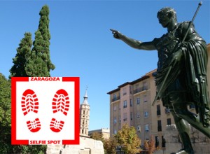Zaragoza selfie César Augusto